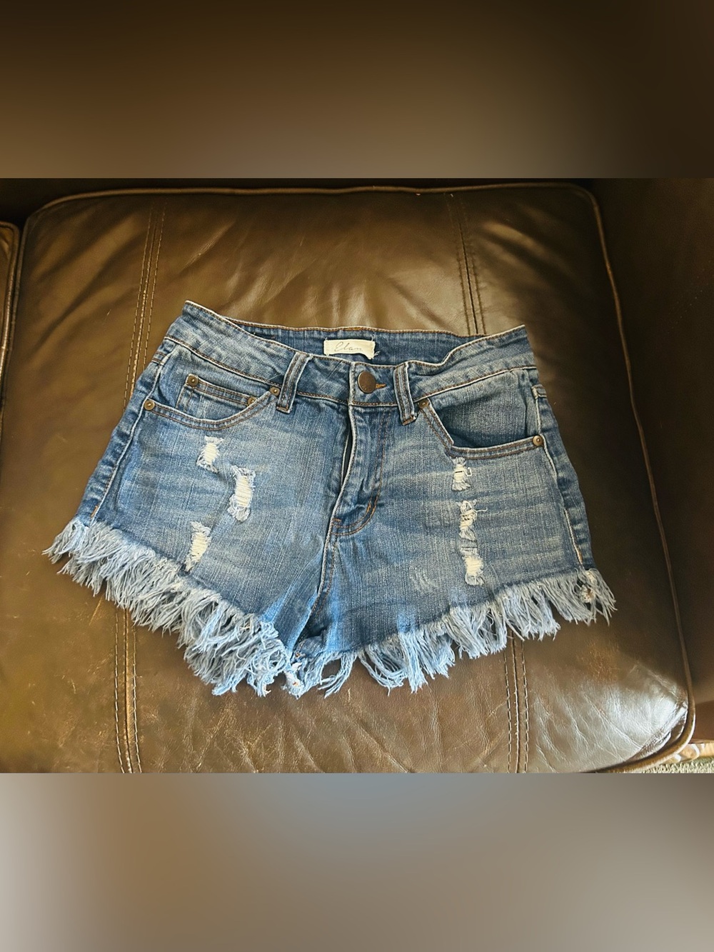 Elan size small fringe shorts